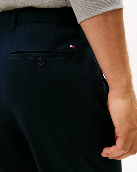 Denton Straight Chinos in Dark Blue - Image 3