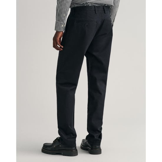 Regular Fit Chinos in Dark Blue - Image 3