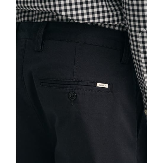 Regular Fit Chinos in Dark Blue - Image 4