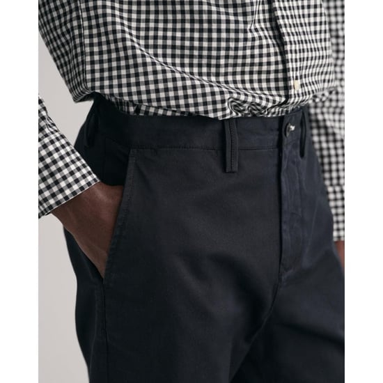 Regular Fit Chinos in Dark Blue - Image 5