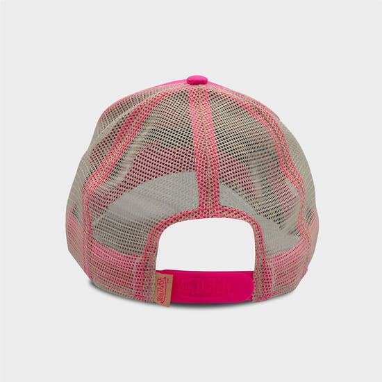 Von Dutch Staple Trucker Cotton Pink Caps - Image 2