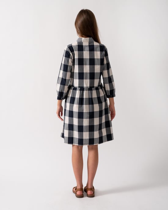 Short Dress in Navy - Image 2