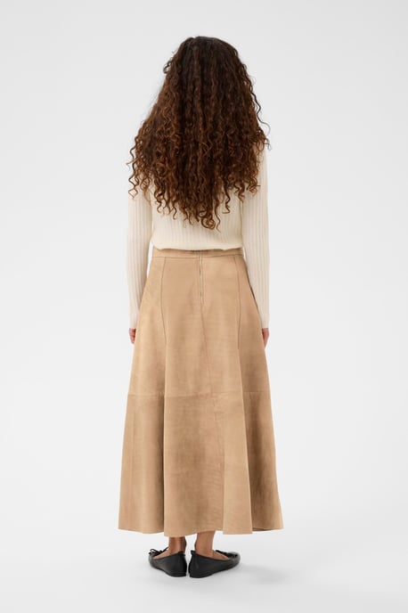 SLParvati Leather Skirt STUDIO Leatherskirt A-shape - Image 2