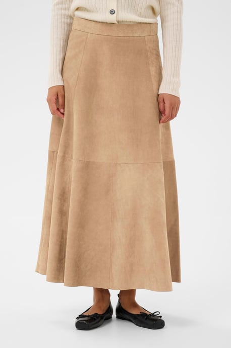 SLParvati Leather Skirt STUDIO Leatherskirt A-shape - Image 3