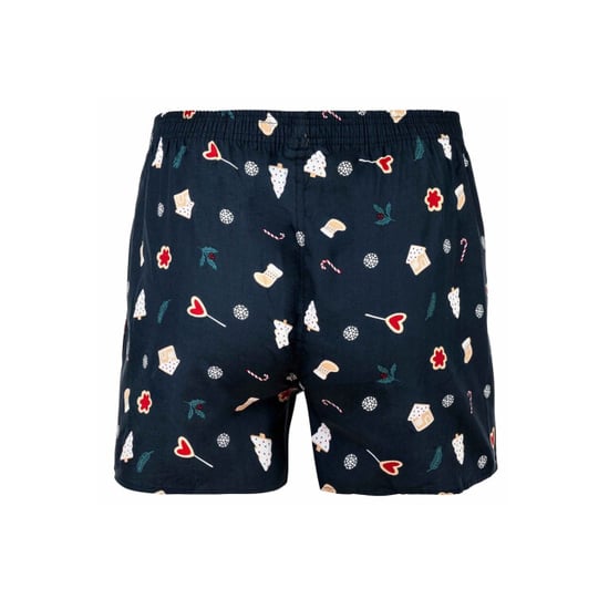 Happy Shorts Wijde kerst boxershort heren x-mas cookies blauw - Image 5