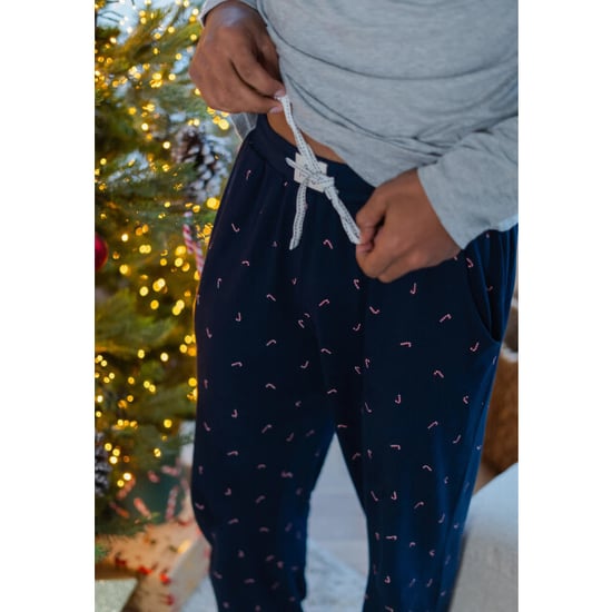 Happy Shorts Heren pyjama broek lang donker zuurstok kerst print - Image 5