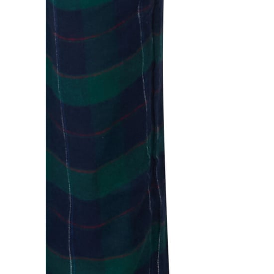 Happy Shorts Heren pyjama broek lang donkerblauw/groen geruit flanel - Image 4