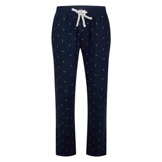 Happy Shorts Heren kerst pyjama set shirt + broek grijs/donkerblauw zuurstok print - Image 5