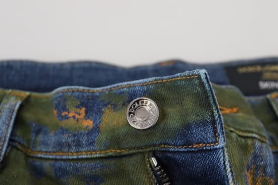 Splatterspray Slimfit Jeans - Image 4