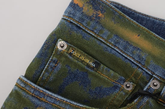 Splatterspray Slimfit Jeans - Image 5