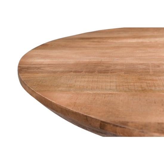Livingfurn eetkamertafel jesper oval 180x90x76 cm mangohout - Image 5
