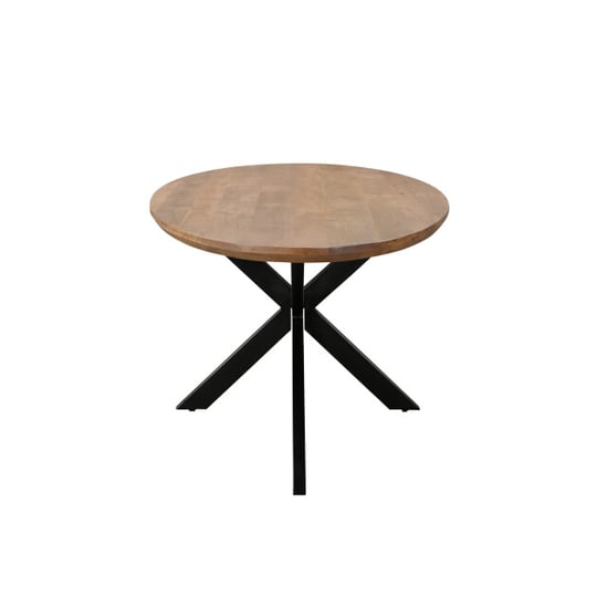 Livingfurn eetkamertafel jesper oval 180x90x76 cm mangohout - Image 6