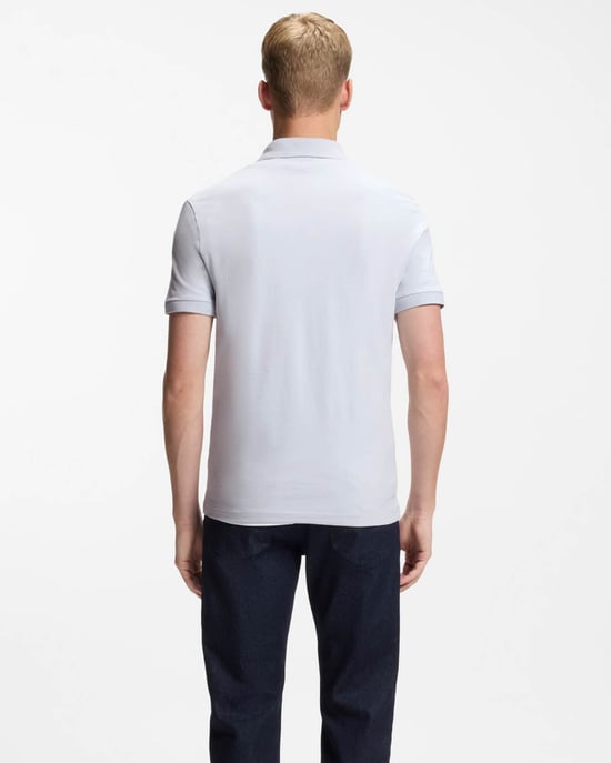 Passenger Slim-Fit Polo Shirt in Light Grey - Image 2