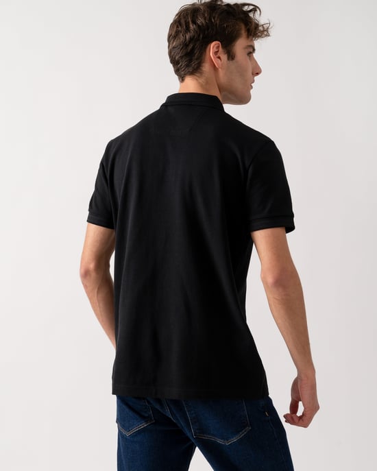 Paddy Polo Shirt in Black - Image 2