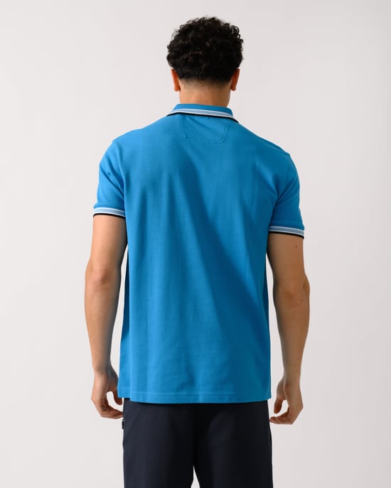 Paddy Polo Shirt in Blue - Image 2