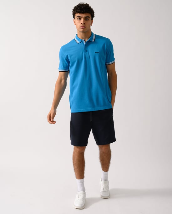 Paddy Polo Shirt in Blue - Image 3