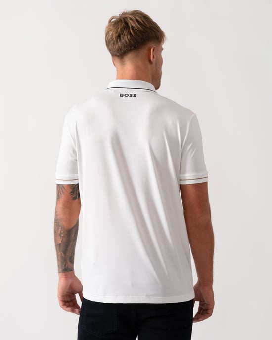 Paul Pro Polo Shirt in White - Image 3