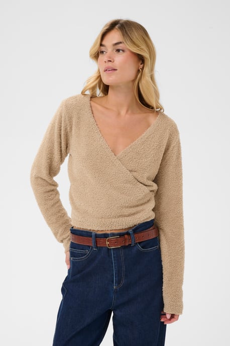 NadalieSZ Wrap Blouse Blouse with long sleeve Fitted - Image 2