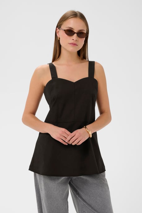 SLNoelle Top STUDIO Sleeveless blouse Feminine Silhouette - Image 3