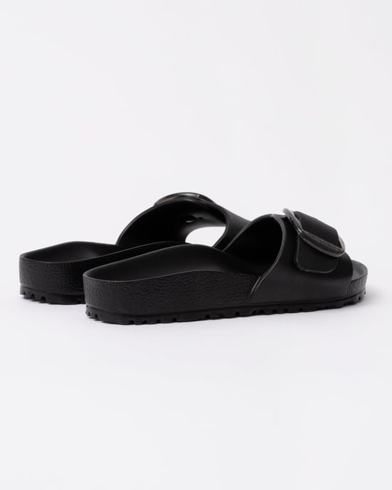 Madrid Madrid Big Buckle Sandals in Black - Image 3