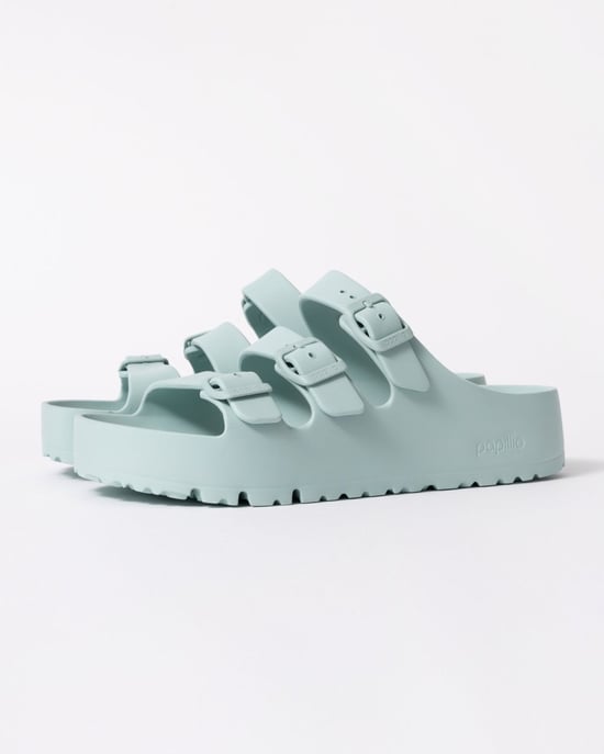 Papillio Florida Platform Sandals in Turquoise - Image 1