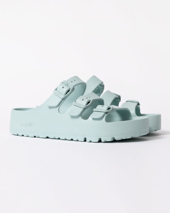Papillio Florida Platform Sandals in Turquoise - Image 3