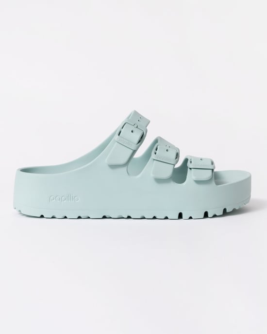 Papillio Florida Platform Sandals in Turquoise - Image 4