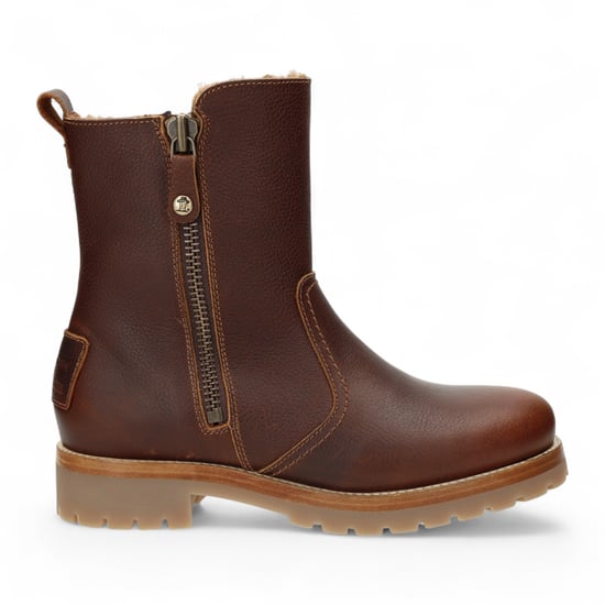 Panama Jack Women's Fabi Igloo B2 Bark Waterproof Leather Ankle Boots - Image 1