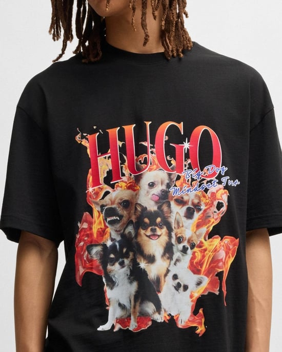 Dugie T-Shirt in Black - Image 3