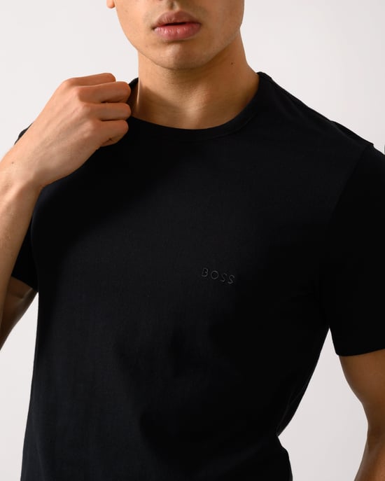 Open Diverse T-Shirt in Zwart (3 Pak) - Image 5