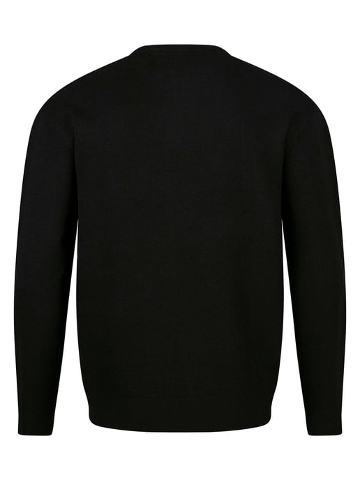 Luke 1977 Men's Salcombe Crew Neck Knitted Jumper in Black - Image 5
