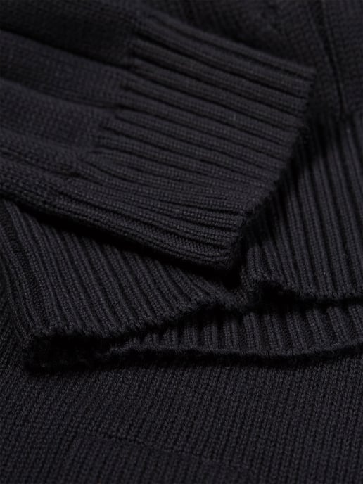 Luke 1977 Men's Morden Crew Neck Knitted Jumper in Black - Image 6