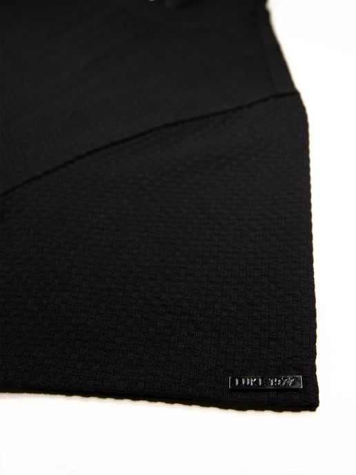 Luke 1977 Men's Alboran Textured T-Shirt in Black - Image 4