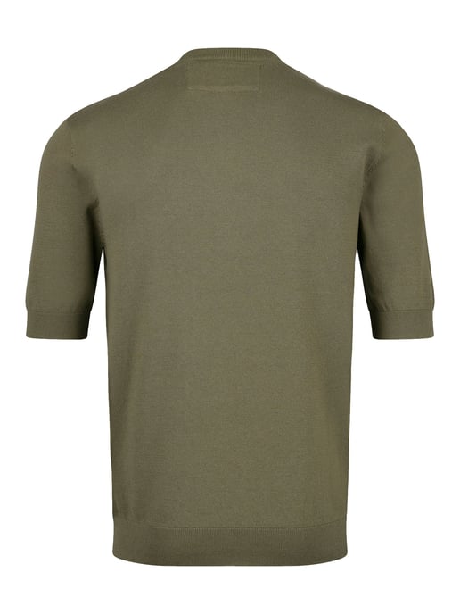 Luke 1977 Men's Farrington Knitted T-Shirt in Green - Image 6