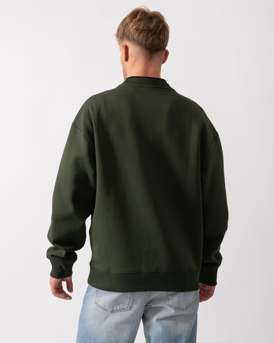 Dettil Sweatshirt in Dark Green - Image 2