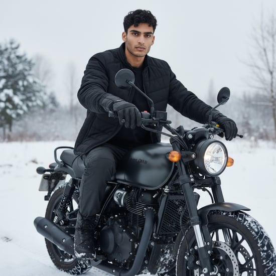 Thermische motorfietshandschoenen voor heren, gevoerd, zwart, waterdicht, winter- en zomerbescherming voor motorrijders - Image 2