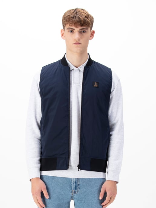 Luke 1977 Men's Hefei Reversible Gilet in Blue - Image 2