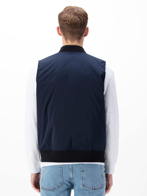 Luke 1977 Men's Hefei Reversible Gilet in Blue - Image 6