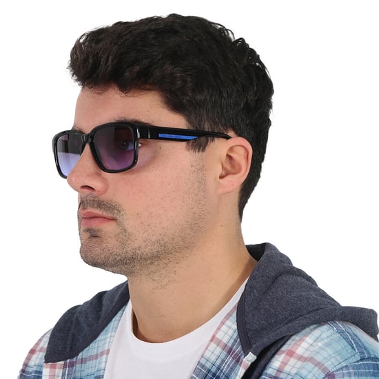 Calvin Klein Vierkante zonnebril heren (Zwart/Violet) - Image 5