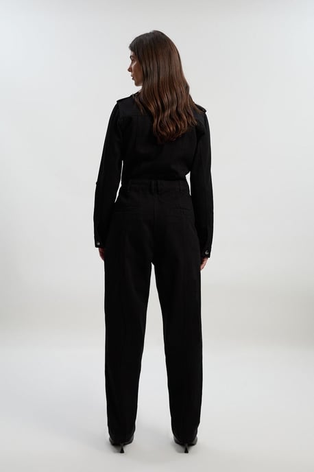 Denim Boiler Jumpsuit - Image 4