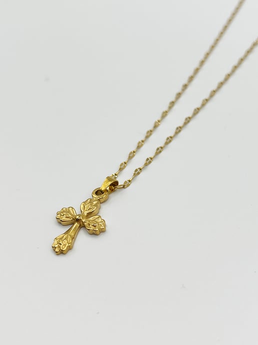 Cross Pendant Necklace with Gift Box - Image 3