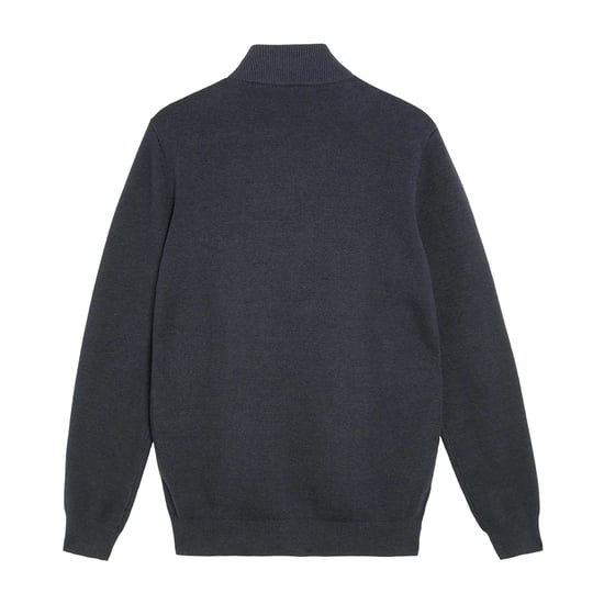 Lyle & Scott Mens Milano Knitted Hybrid Jacket (Blue) - Image 2