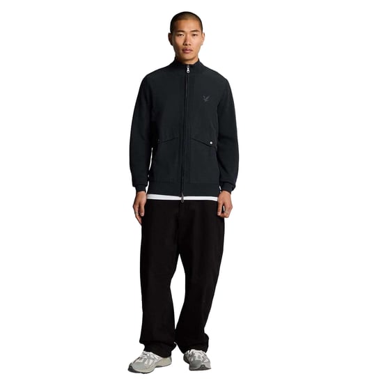 Lyle & Scott Mens Milano Knitted Hybrid Jacket (Blue) - Image 5