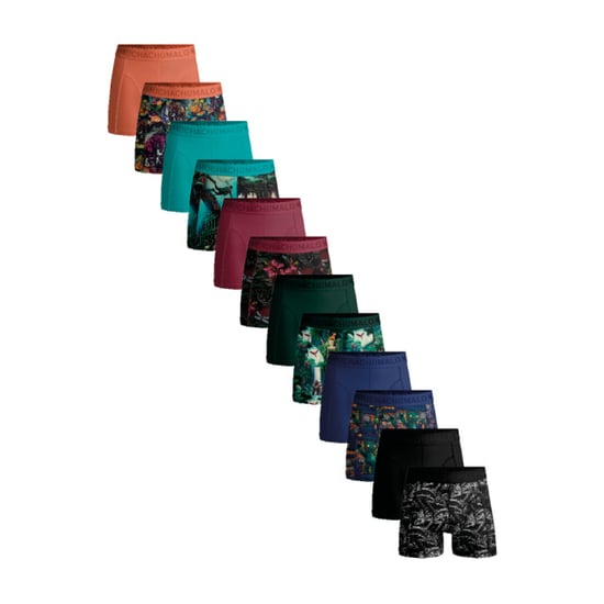 Muchachomalo 12-pack boxer short print/ print/black/blue heren boxers - - Image 1