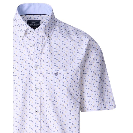 Campbell Casual overhemd met korte mouwen - Image 3