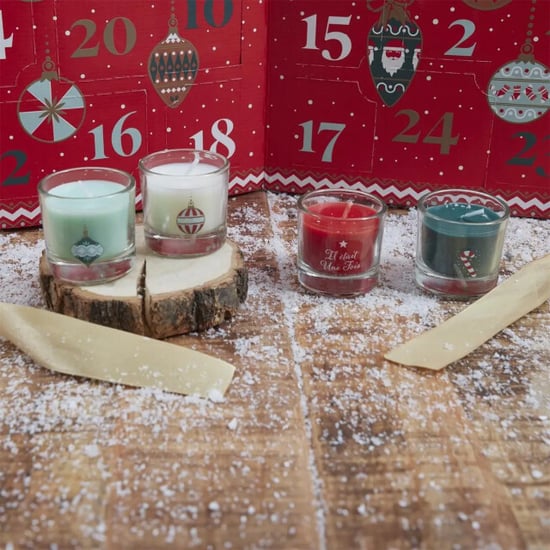 WDMT Adventskalender luxe uitvoering met 24 geurkaarsen rood - Image 4