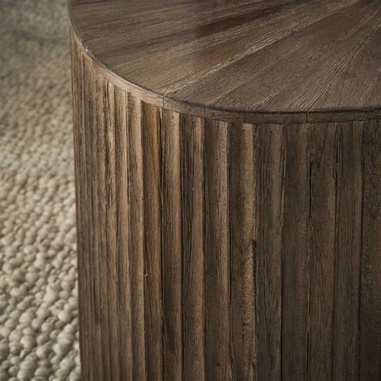 Hoyz salontafel xl driehoek maya teak teak rust brown set van 2 - Image 3