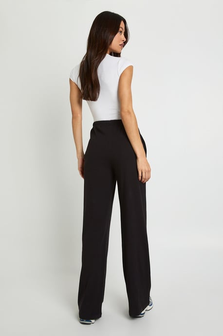 Tall Rib Wide Leg Trouser - Image 2