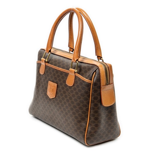 Vintage Small Slip Pocket Boston Handbag - Image 2