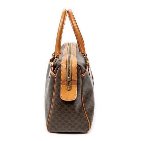 Vintage Small Slip Pocket Boston Handbag - Image 4